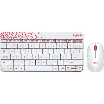   + Logitech Wireless Desktop MK240 (Keybord&mouse), USB, White ([920-008212)