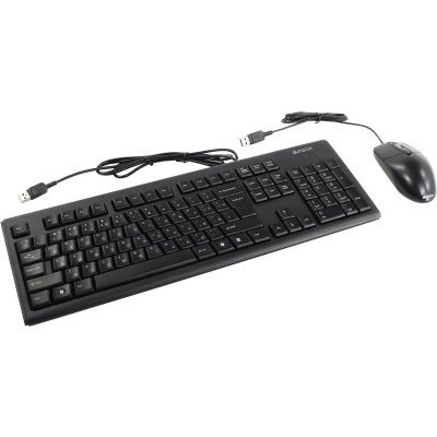 Фото Комплект клавиатура+мышь A4Tech KRS-8372 черный USB