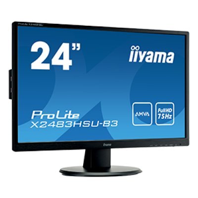 Фото Монитор IIYAMA 24" ProLite X2483HSU-B3 черный