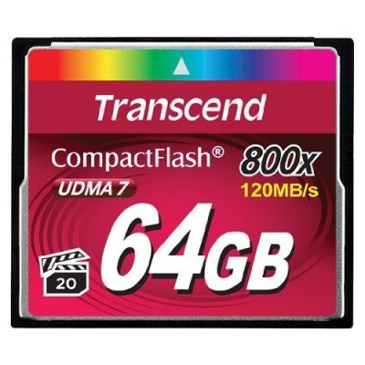    Transcend 64GB Compact Flash 800x TS64GCF800