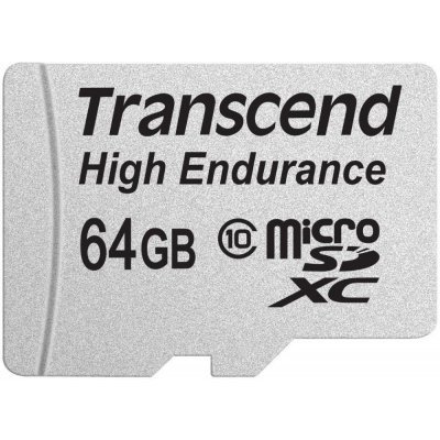    Transcend 64GB microSDHC Card UHS-I Class 10 High Endurance TS64GUSDXC10V