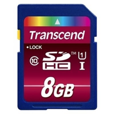    Transcend 8GB SDHC Class 10 UHS-1 Ultimate
