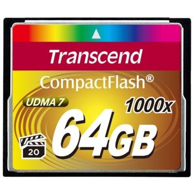    Transcend CF 64GB Transcend, 1000X