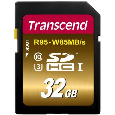    Transcend 32GB SDHC Class 10 UHS-I U3X Ultimate