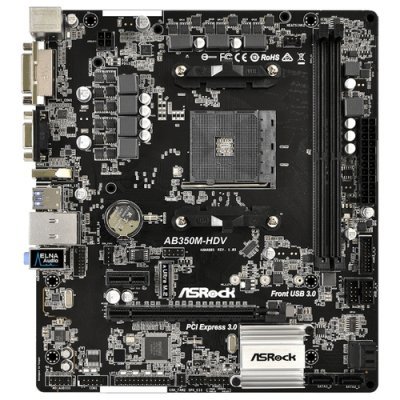     ASRock AB350M-HDV