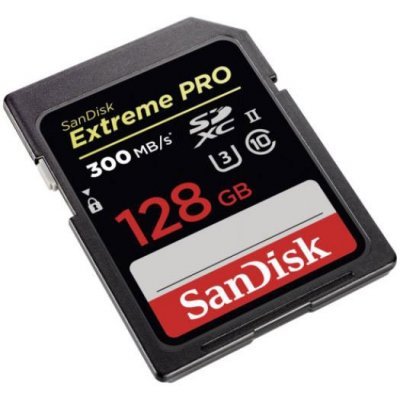    Sandisk 128GB SDXC Class 10 UHS-II Extreme Pro (SDSDXPK-128G-GN4IN)