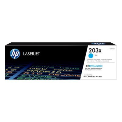  -    HP 203X Cyan CLJ Pro MFP M254/280/281 (CF541X)