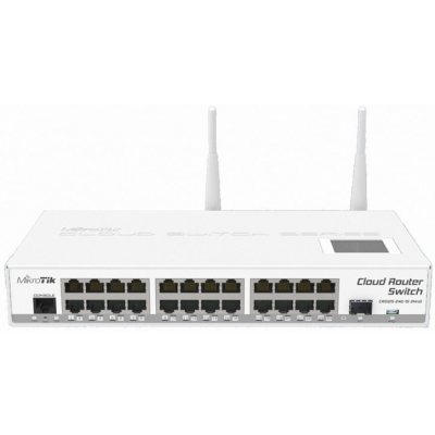 Фото Коммутатор MikroTik CRS125-24G-1S-2HnD-IN 24x10/100/1000Mbps 1x SFP 1x microUSB Wi-Fi