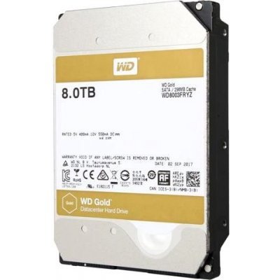 Фото Жесткий диск ПК Western Digital GOLD 8ТБ WD8003FRYZ