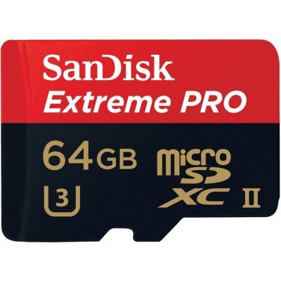    Sandisk microSD 64GB Class 10 UHS-II (SDSQXPJ-064G-GN6M3)
