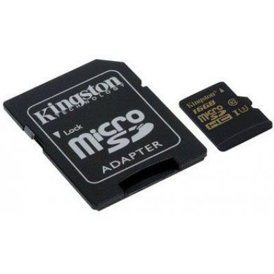    Kingston microSD 16Gb Class10 SDCG/16GB + adapter