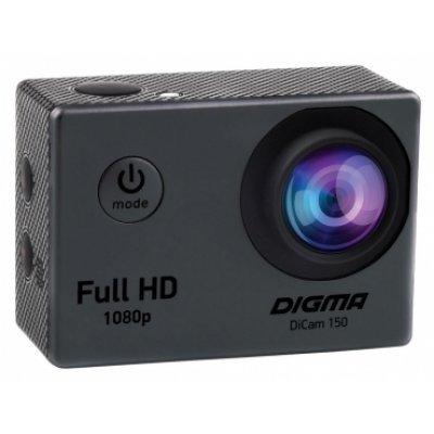 Фото Экшн камера Digma DiCam 150 серый