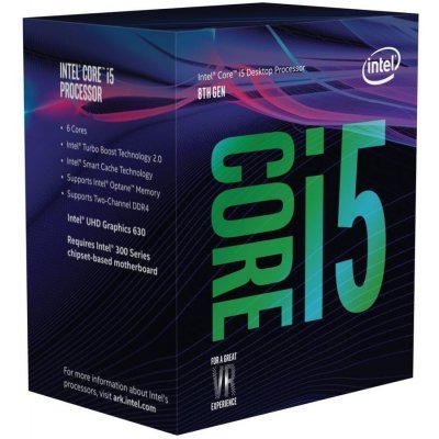   Intel Core i5-8400 Coffee Lake (2800MHz, LGA1151 v2, L3 9216Kb) BOX