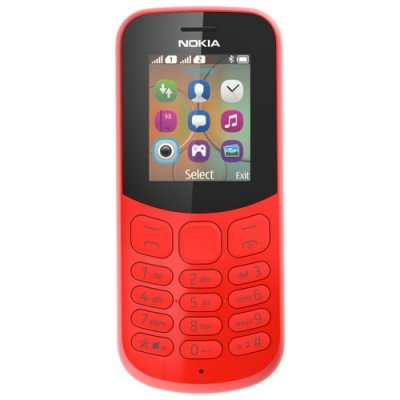 Фото Мобильный телефон Nokia 130 Dual Sim (2017) TA-1017 Красный