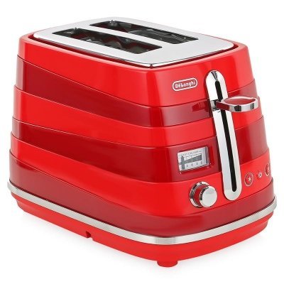 Фото Тостер De&#039;Longhi CTA 2103 Avvolta Красный