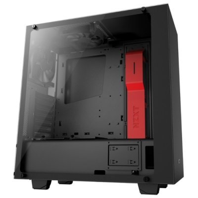 Фото Корпус системного блока NZXT S340 ELITE Black/red без БП