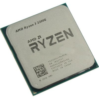   AMD Ryzen 3 2200G Raven Ridge (AM4, L3 4096Kb) tray