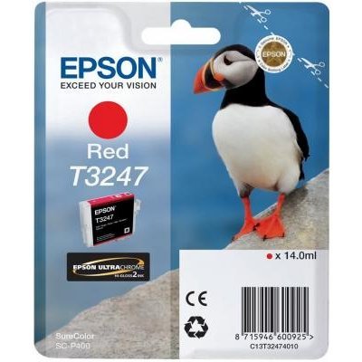 Фото Картридж для струйных аппаратов Epson T3247 C13T32474010 красный (14мл) для SureColor SC-P400