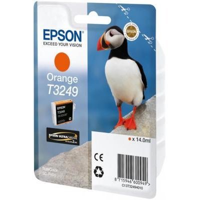 Фото Картридж для струйных аппаратов Epson T3249 C13T32494010 оранжевый (14мл) для SureColor SC-P400