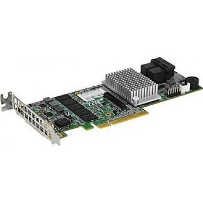   RAID Supermicro AOC-S3108L-H8IR-16DD 12Gb/s 8-port SAS Internal RAID Adapter supports up to 16 HDD RAID (0/1/5/6/10/50/60)