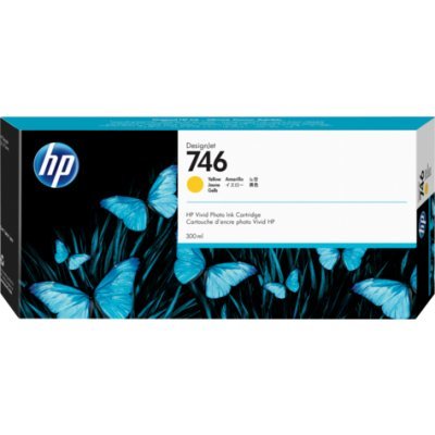      HP 746 300-ml Yellow Ink Cartridge  DesignJet Z6/Z9+ series ,  / P2V79A