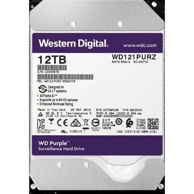     Western Digital 12Tb WD121PURZ, IntelliPower Purple