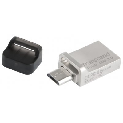  USB  Transcend 16GB JetFlash 880, Silver