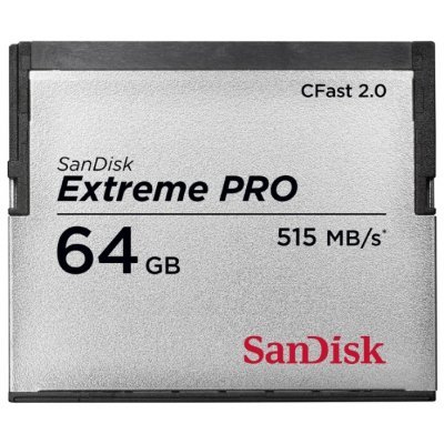  USB  Sandisk 64GB CFAST2.0 Extreme Pro 525Mb/s SDCFSP-064G-G46D