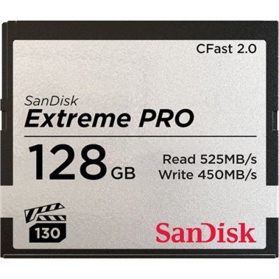 Фото USB накопитель Sandisk 128GB CFAST2.0 Extreme Pro 525Mb/s SDCFSP-128G-G46D