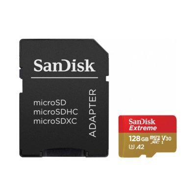    Sandisk 128GB microSDXC Class 10 UHS-I A2 C10 V30 U4 Extreme (SD ) 160MB/s SDSQXA1-128G-GN6MA