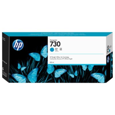 Фото Картридж для струйных аппаратов HP 730 струйный голубой (300 мл) P2V68A