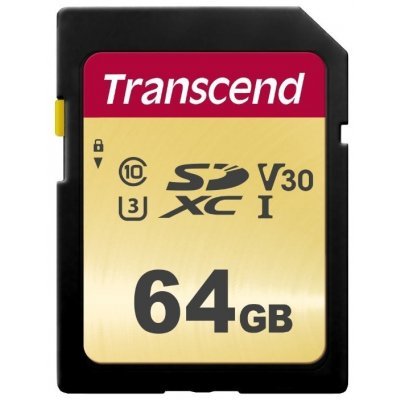    Transcend 64GB SDC UHS-I U3 TS64GSDC500S