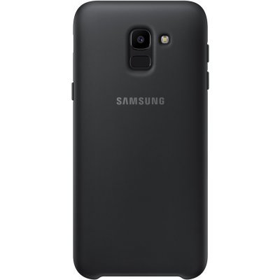Фото Чехол для смартфона Samsung Galaxy J6 (2018) Dual Layer Cover черный (EF-PJ600CBEGRU)