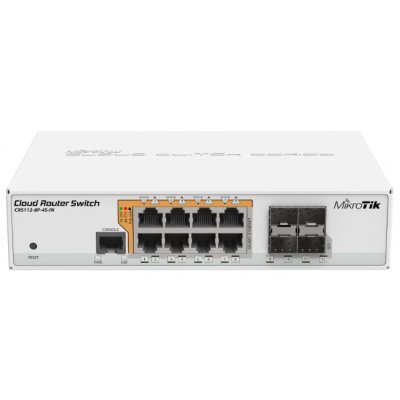   MikroTik Cloud Router Switch 112-8P-4S-IN