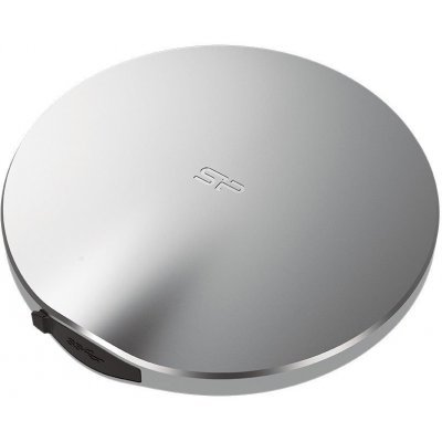 Фото Накопитель SSD Silicon Power 120GB Bolt B80, External, USB 3.1 (SP120GBPSDB80SCS) алюминий