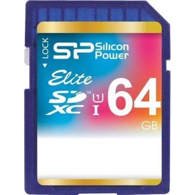    Silicon Power 64GB Elite SDXC Class 10 UHS-I (SP064GBSDXAU1V10)