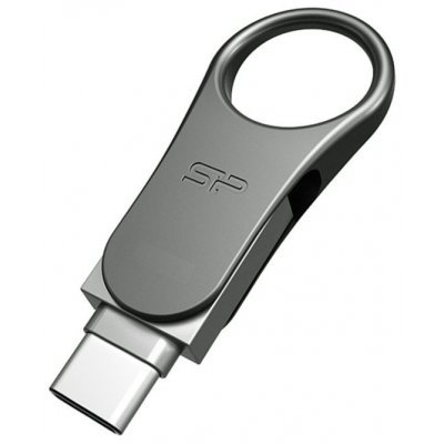  USB  Silicon Power 64Gb Mobile C80, USB 3.0/USB Type-C,  (SP064GBUC3C80V1S)