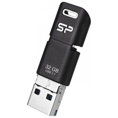  USB  Silicon Power 32Gb Mobile C50, OTG, USB 3.1/Type-C/MicroUSB,  (SP032GBUC3C50V1K)