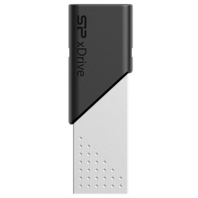 Фото USB накопитель Silicon Power 32Gb xDrive Z50, USB 3.1/Lightning, Серебро (SP032GBLU3Z50V1S)