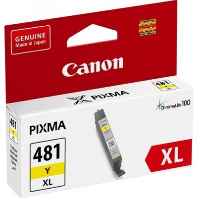 Фото Картридж для струйных аппаратов Canon CLI-481XL Y желтый, увеличенной емкости