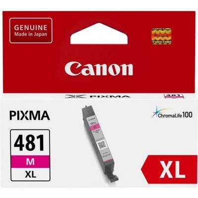 Фото Картридж для струйных аппаратов Canon CLI-481XL M пурпурный, увеличенной емкости