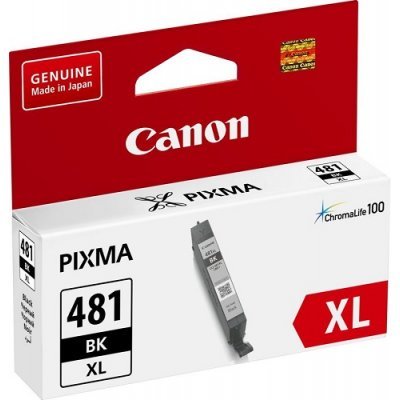 Фото Картридж для струйных аппаратов Canon CLI-481XL BK чёрный, увеличенной емкости
