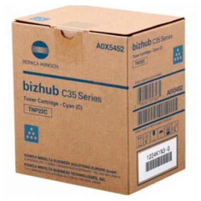 Фото Тонер-картридж для лазерных аппаратов Konica Minolta TNP-22C bizhub C35/C35P синий