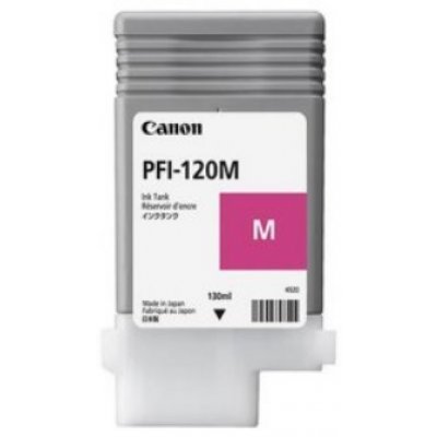 Фото Картридж для струйных аппаратов Canon PFI-120 Magenta для TM-200/TM-205/TM-300/TM-305, Пурпурный. 130 мл