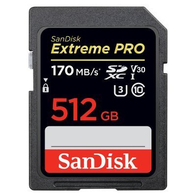    Sandisk 512GB SDXC UHS-1 SDSDXXY-512G-GN4IN