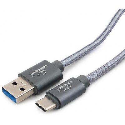  USB Gembird 3.0 - AM/Type-C,  Platinum,  1.8
