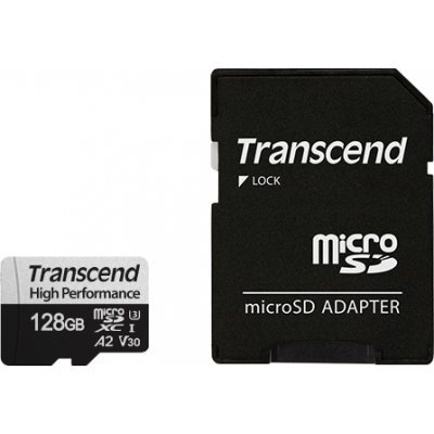    Transcend 128GB microSDXC High Performance, UHS-I U3, V30, TS128GUSD330S