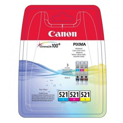      Canon CLI-521 C/M/Y Multipack