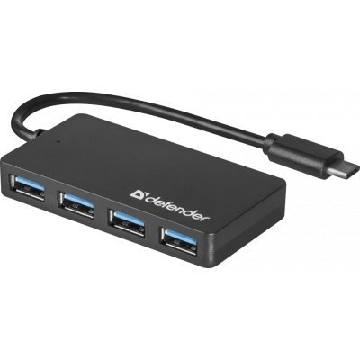  USB  Defender Quadro Transfer USB3.1 TYPE C - USB3.0, 4