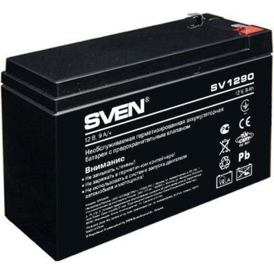      SVEN SV 1290 (12V 9Ah), 12V voltage, 9A*h